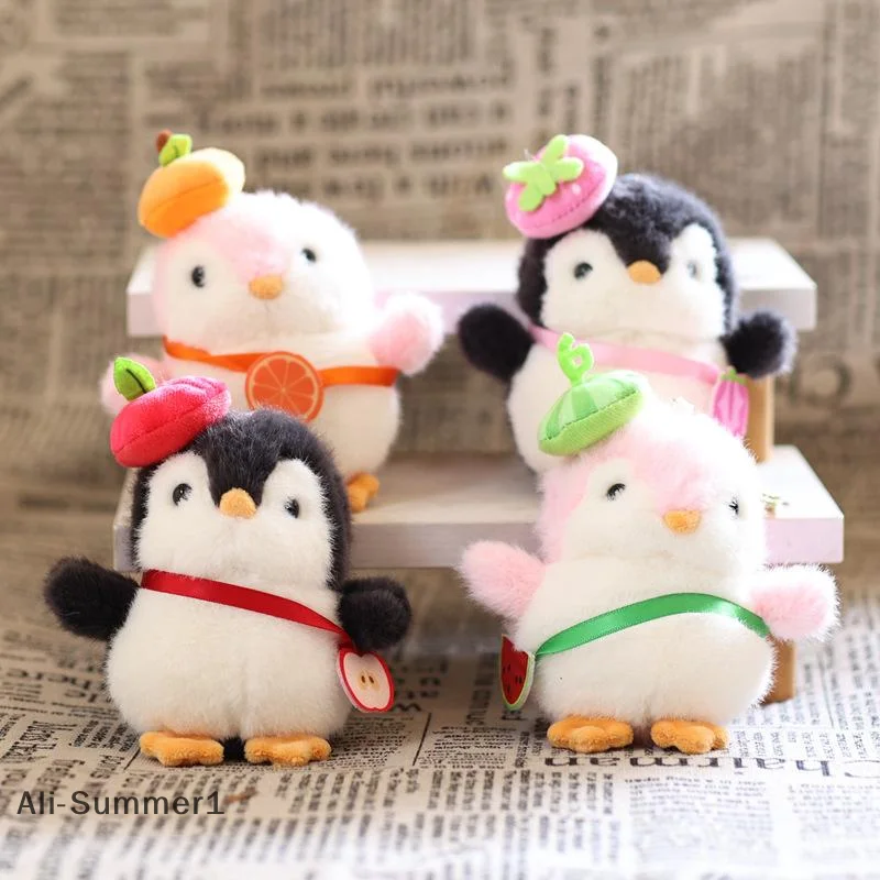 

【E】Cute Penguin Plush Toy Keychain Cartoon Stuffed Doll Backpack Pendant Bag Hanging Decoration Lovely Gifts