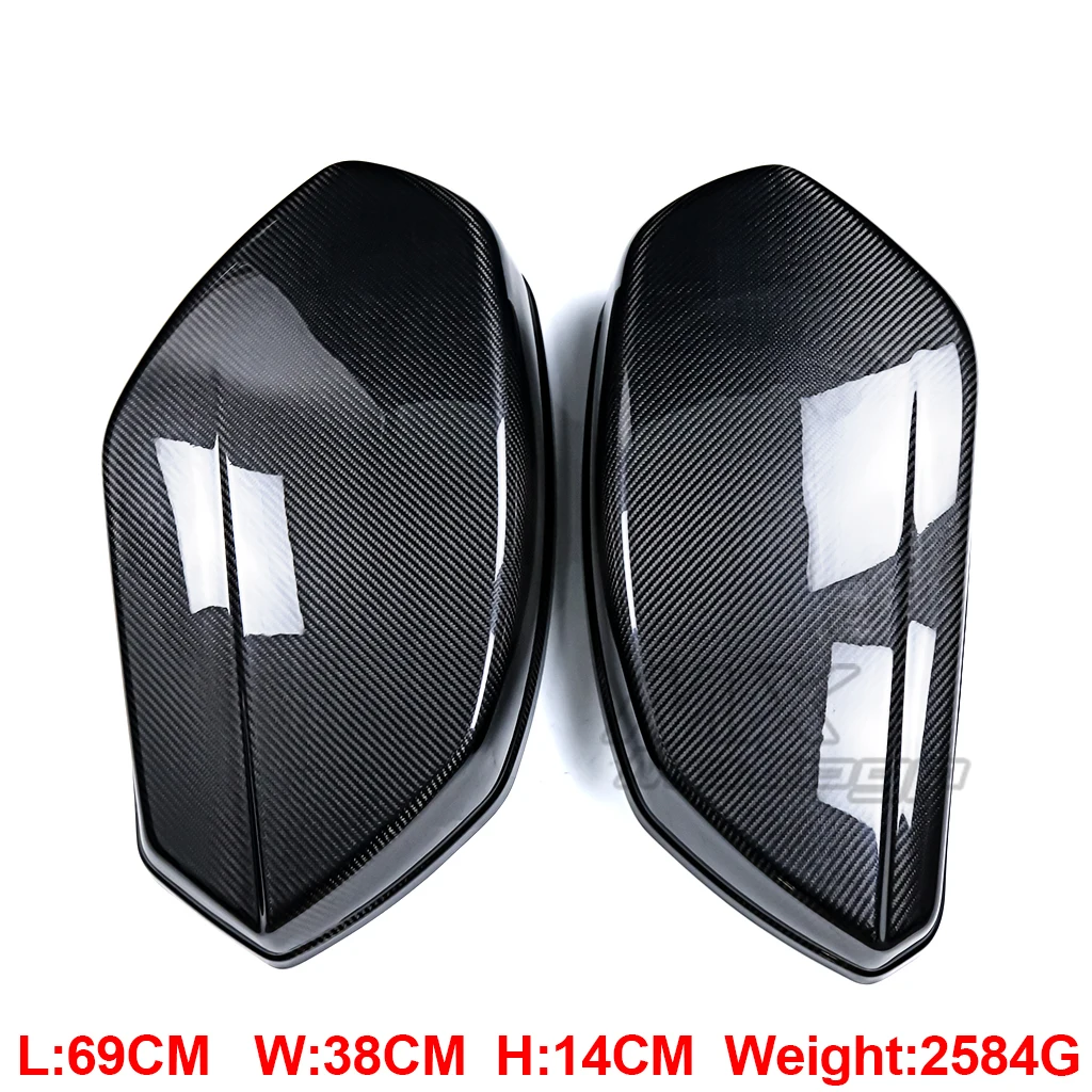 For Harley Davidson Low Rider Lowrider S 2022-2025 Carbon Fiber Motorcycle Rear Box Side Luggage Case Cover Saddlebag Protector