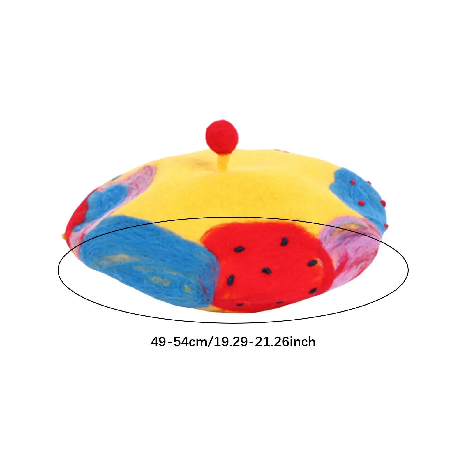 قبعة بيريه للفتيات قابلة للتنفس، أنيقة ومتعددة الاستخدامات، قبعة شتوية أنيقة للحفلات التنكرية، هدية عيد ميلاد