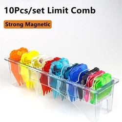 10Pcs/Set Limit Comb For Wahl Electric Clippers Magnetic Clipper Guard Barber Shop Machine Pro Hair Cutting Guide Combs Y0729