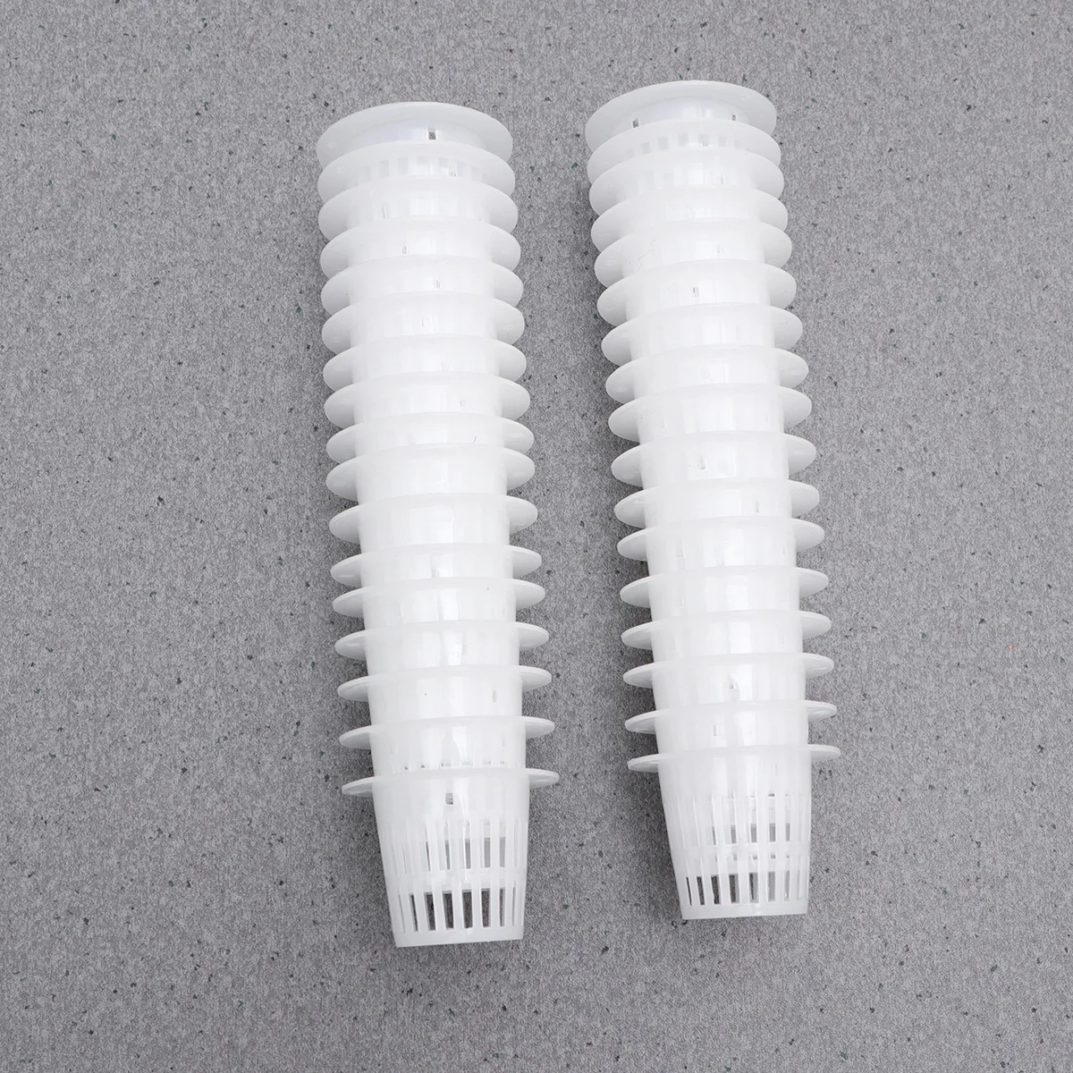 

50pcs 42Mm Net Cup For Hydroponics Soilless Culture Pots With Drainage Holes Plastic Plant Net Pots White Garden Supplies