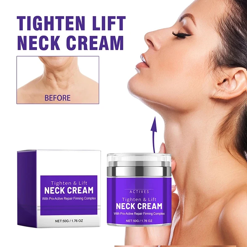 

Neck Firming and Tighten Cream Smooth Out Skin Wrinkles Moisturizing Whitening Smoothing Improve Dry Skin Restore Elastic