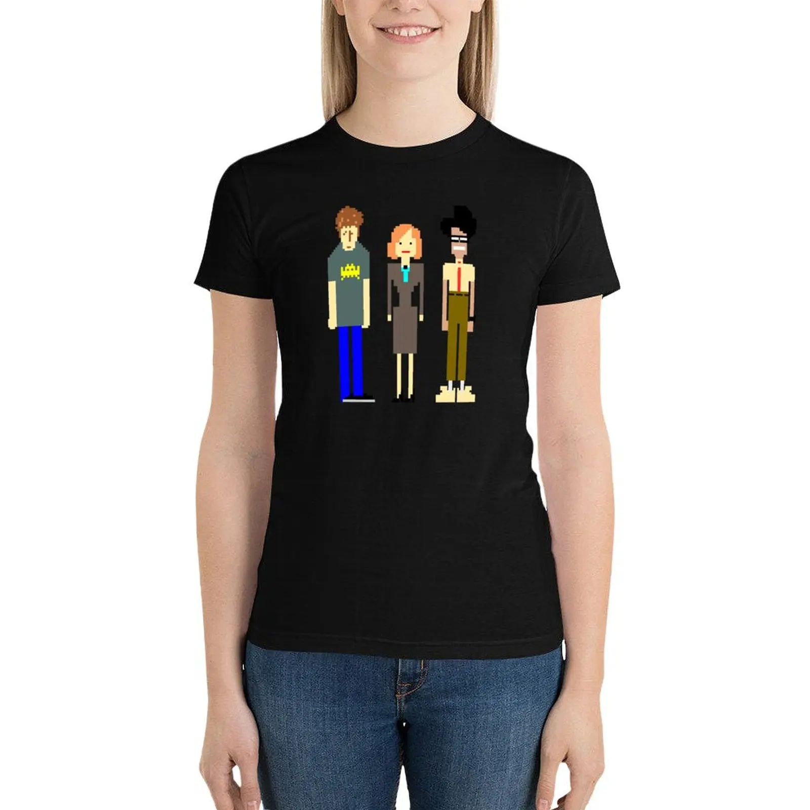 The IT Crowd T-Shirt korean fashion funny t-shirts for Women graphic tees