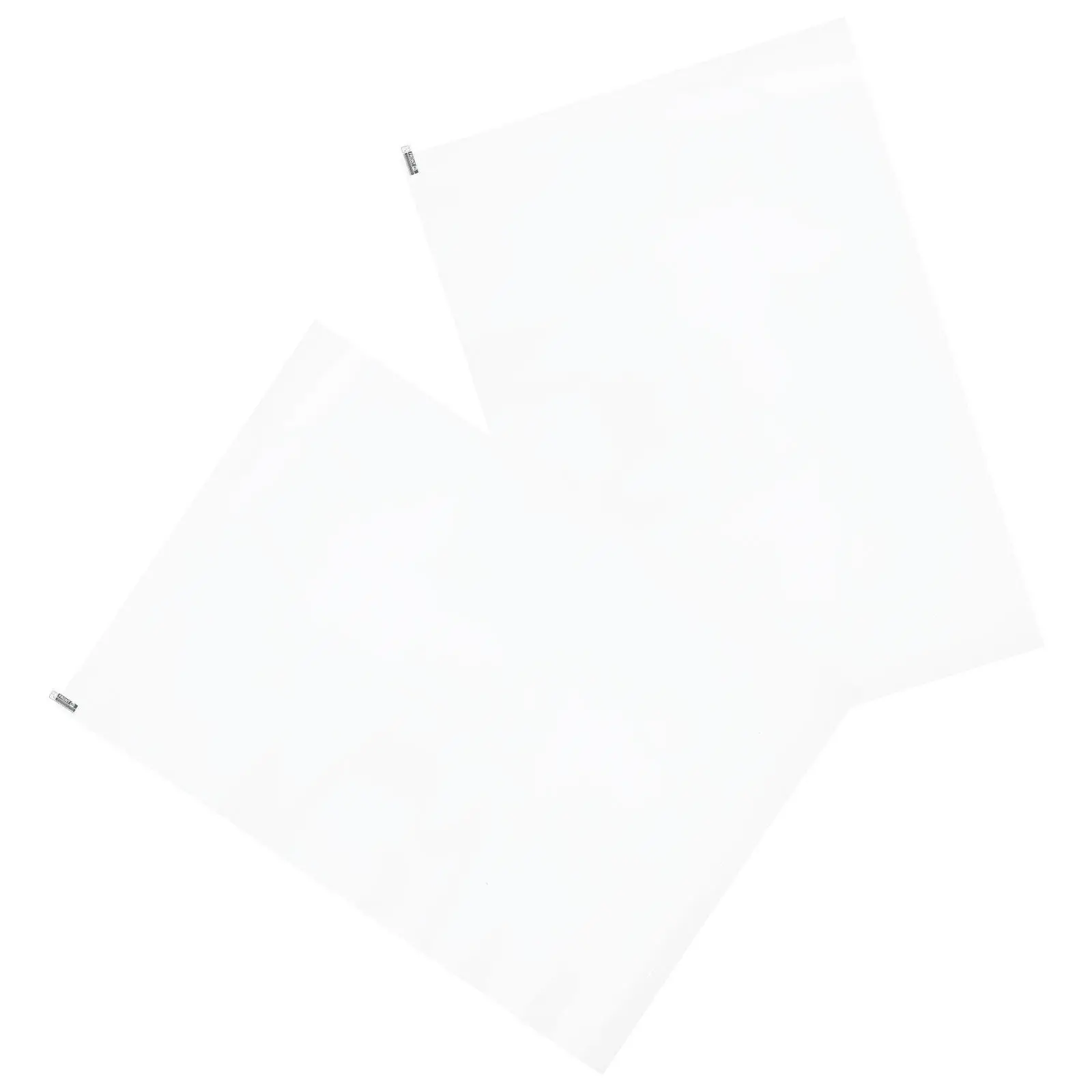 

2Pcs Wall Dry Erase Board Sticker Self Adhesive Whiteboard Sheet Easy Application Clean Removal Flexible Placement 23.6x16.5