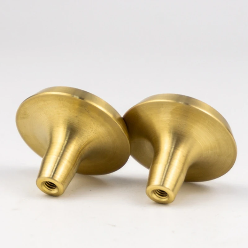 Rustproof Gold Solid Brass Drawer Knob Cabinet Handles Decorative Dresser Pulls Furniture Hardware