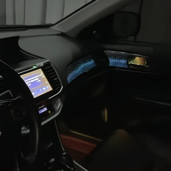 NewSJC Dynamic 64 Color Symphony LED Ambient Light Car Interior Atmosphere Decoration Accessories for Honda Accord 2014-2017