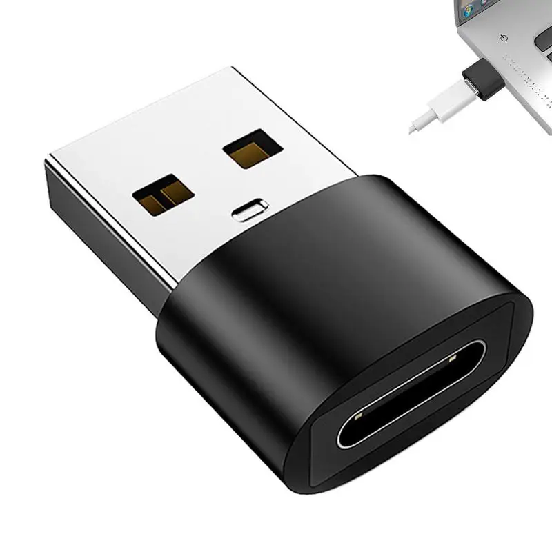 Aluminum Alloy Usb Otg Male To Type C Female Adapter Converter ForIphone 14 13 12 11 Max Mini Usb Type-c Otg Adapter