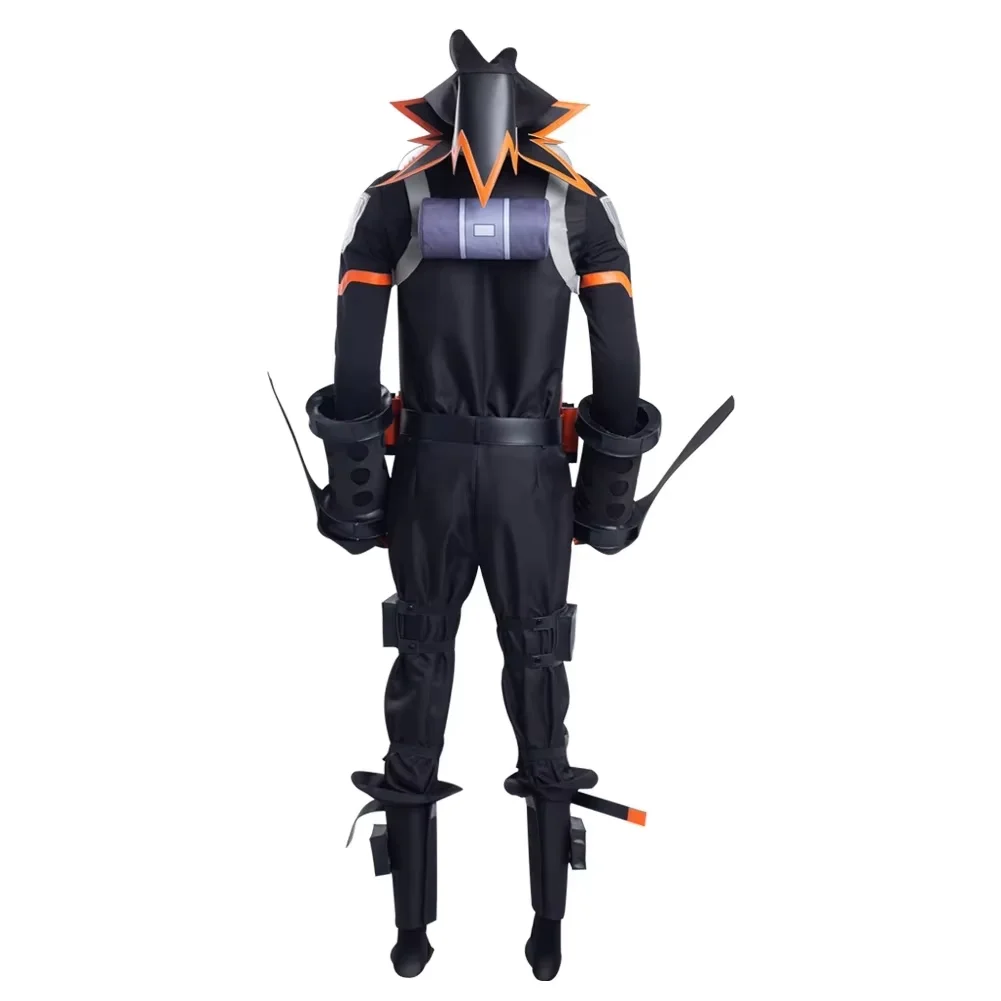 Disfraz de Katsuki Bakugou para Halloween, traje de combate de talla personalizada, con peluca y zapatos - view 4