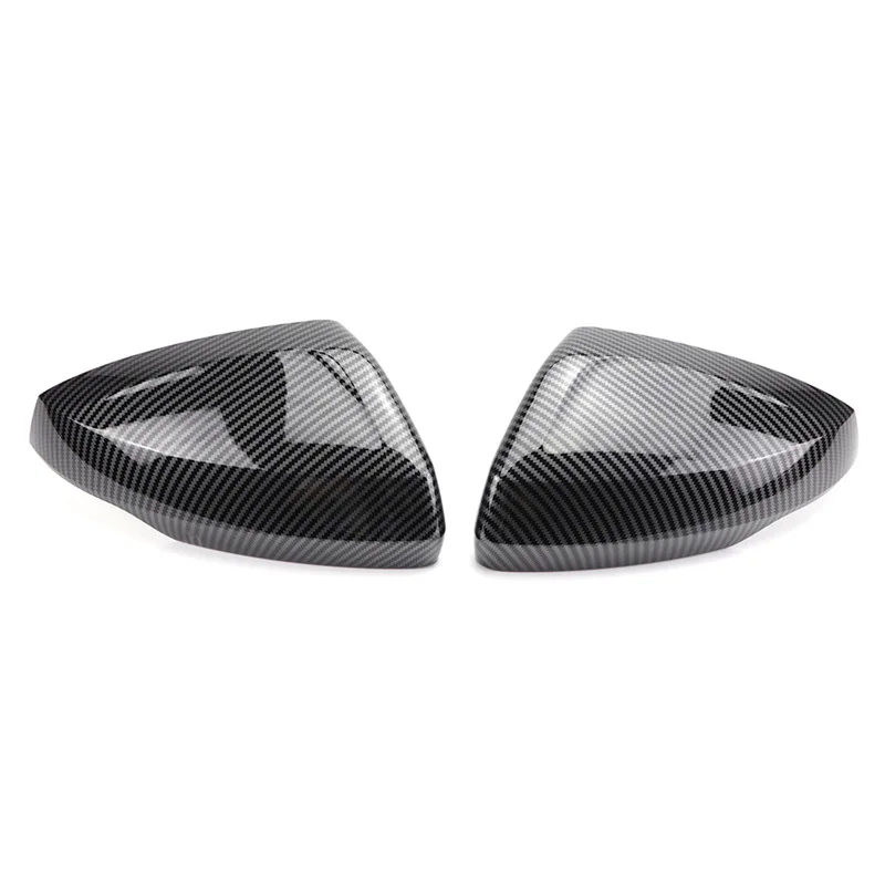 Rearview Mirror Side Cover Rear View Mirror Caps for Audi A1 A 1 GB Sportback Citycarver Allstreet 2019-2023 Carbon Fiber Black