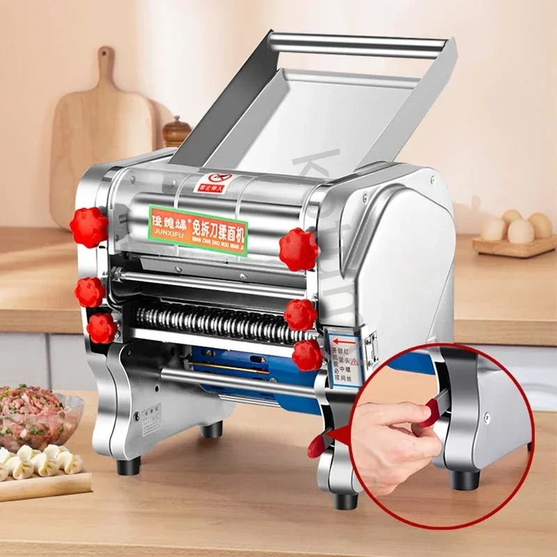 

NEWStainless Steel Noodle Dumpling Wrapper Machine Automatic Pasta Maker Dough Roller Noodle Press Machine