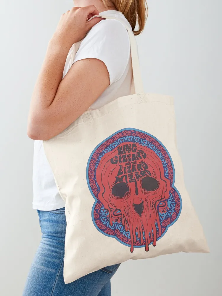 King Gizzard and The Lizard Wizard World duvet Tote Bag women bag custom bags shopper bag woman Canvas Tote