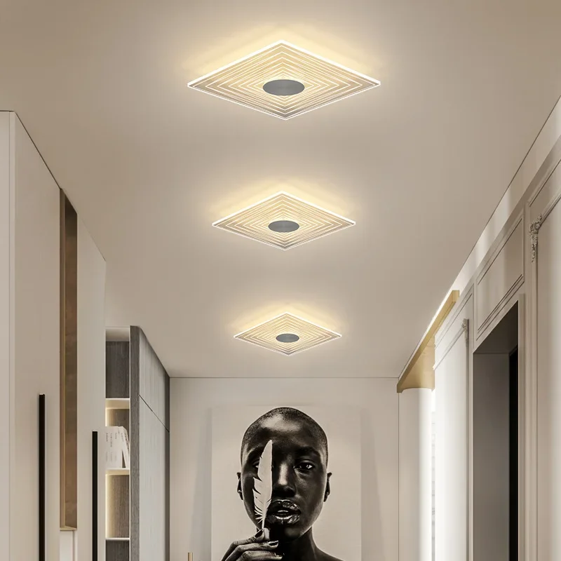 

Nordic Postmodern Light Luxury Aisle Entrance Foyer Light Balcony Entrance Ceiling Light