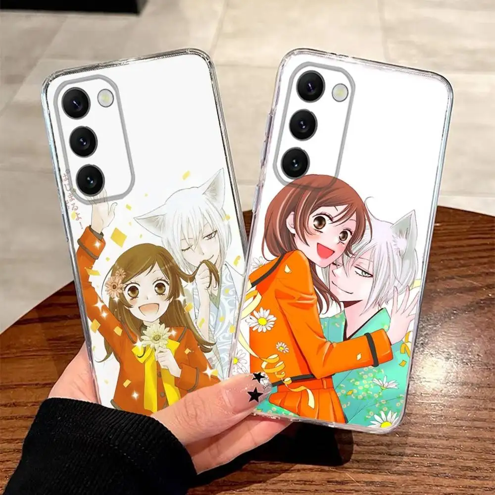

K-Kamisama Anime Kiss Phone Case For Samsung S30,23,21,22,20 FE lite,S10,9,PIus Note20ultra Soft Transparent