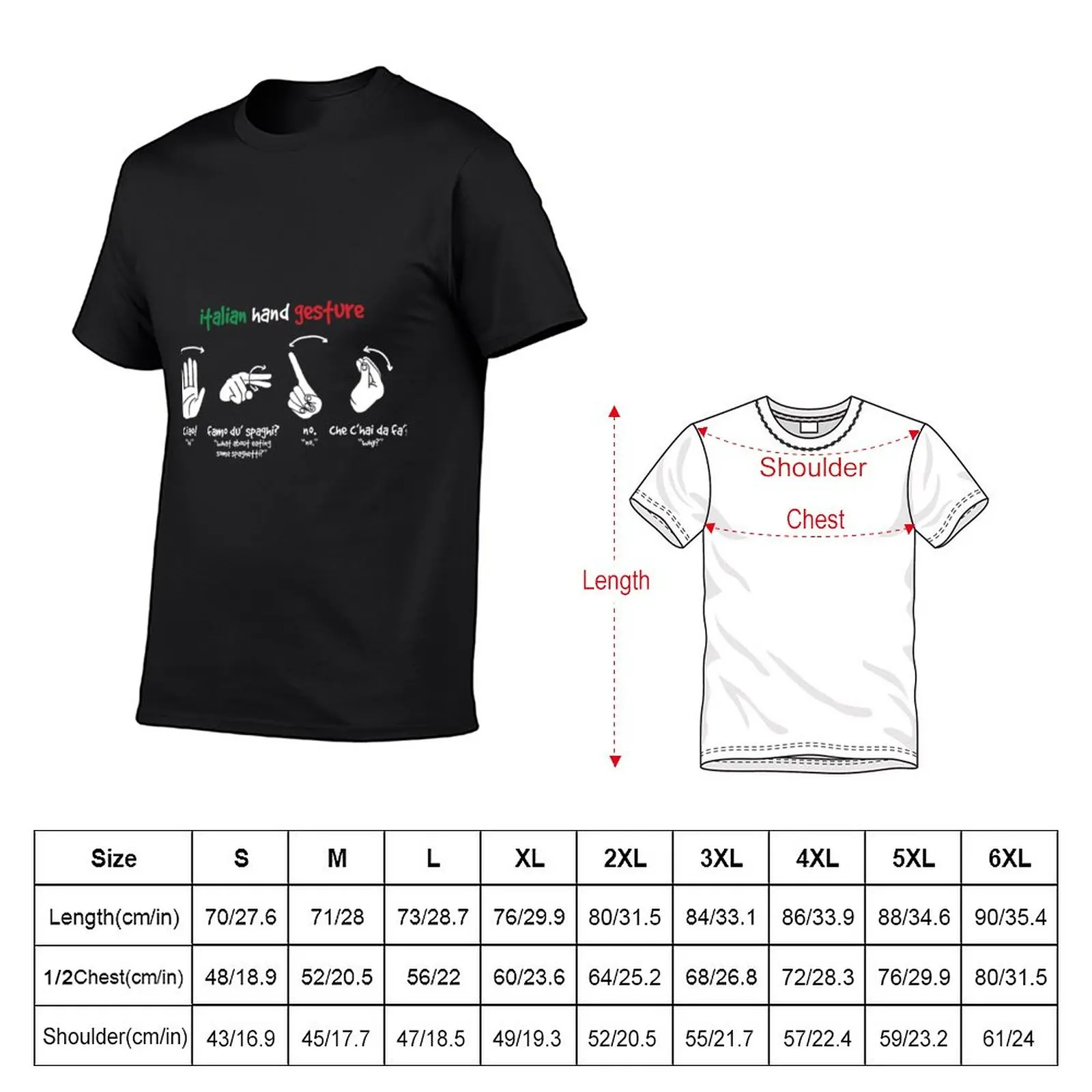 New Italian T-ShirtItalian Hand Gestures meaning T-Shirt plain t-shirt sweat shirt graphic t shirts mens t shirt graphic