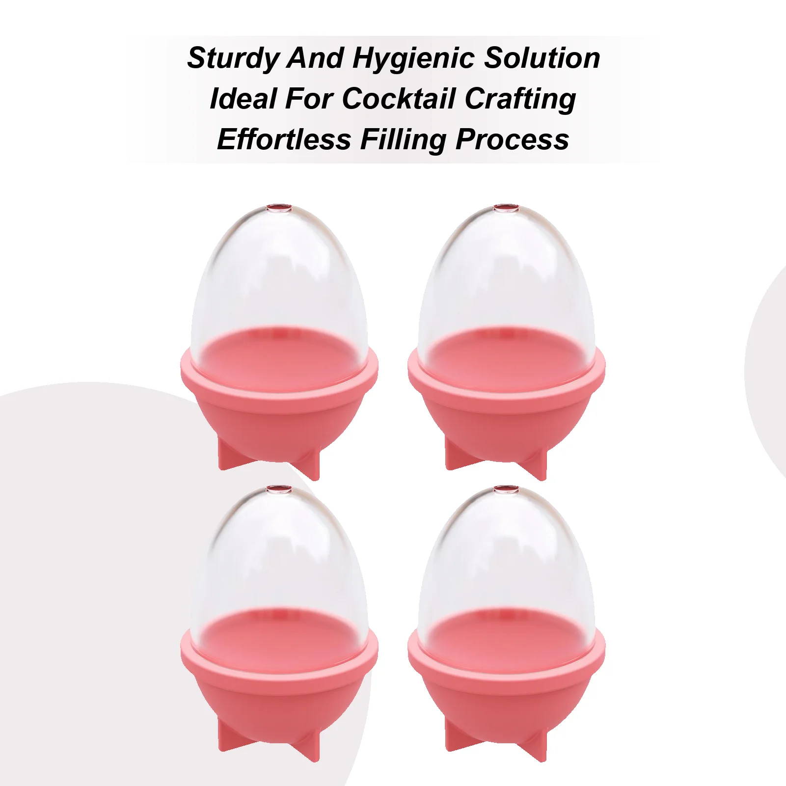 

Easter Egg Shaped Ices Cube Mold 4-grid Non Stick Easy Release Ice Mold Silicone Ice Trays For Whiskey Cocktails Juices Sodas