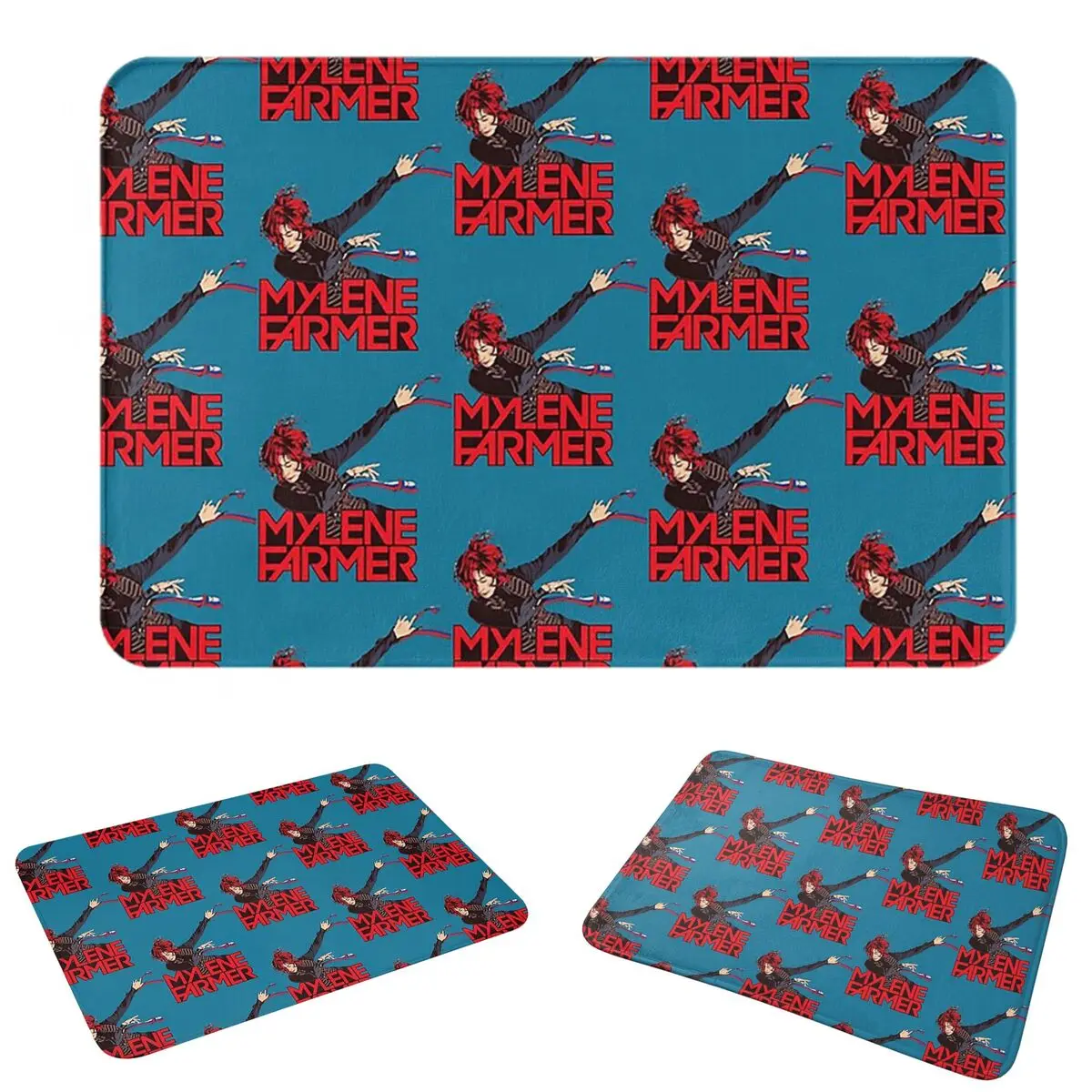 Mylene Farmer Jeanne Doormat Antiwear Carpet Rug Kitchen Entrance Home Floor Mat for Living room Footpad Mats