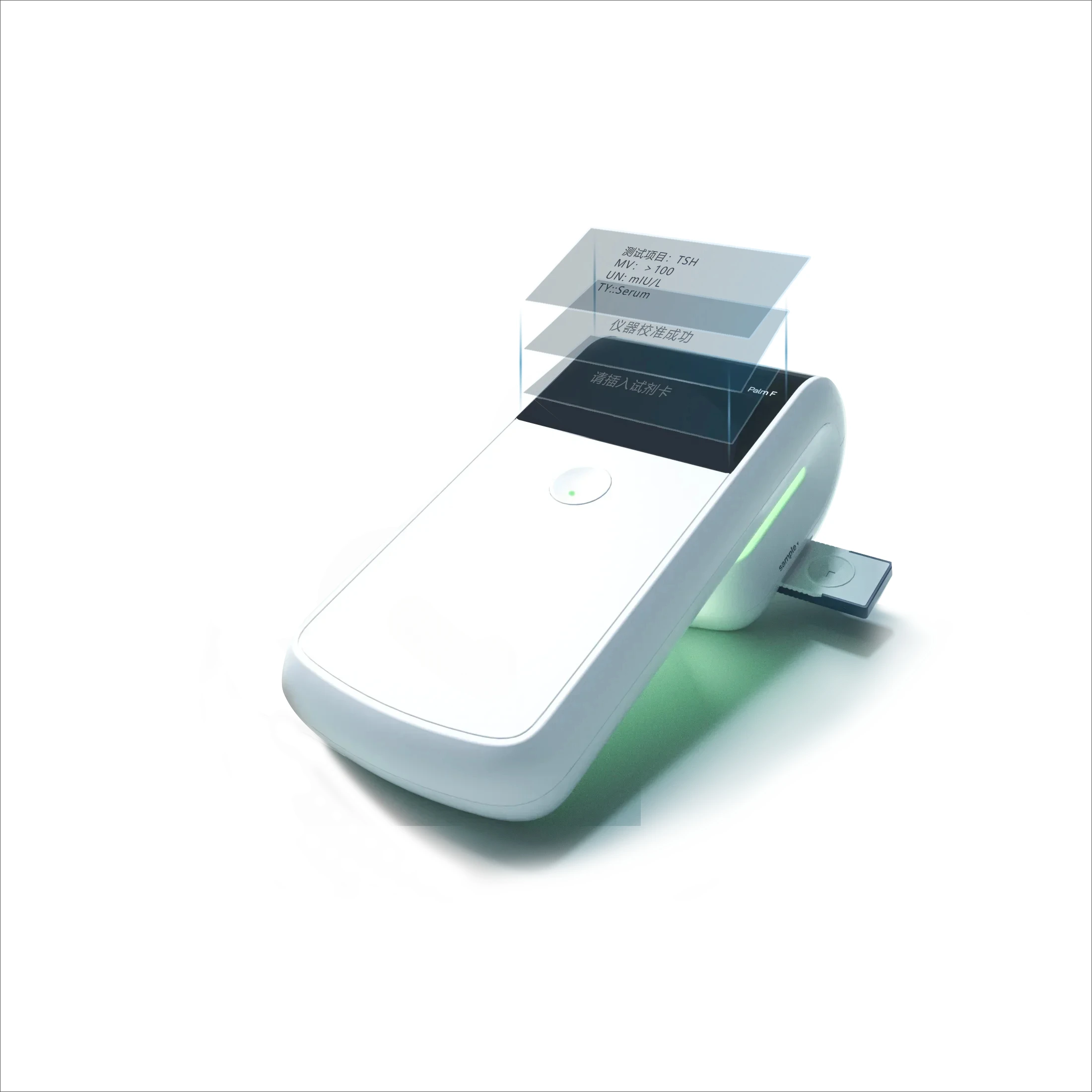 

PalmF test kit (fluorescence immunoassay) HbA1c, TSH, TT3, TT4, AMH, S100-B, HBP, CPR, PCT, D-Dimer, PGI-PGII Combo