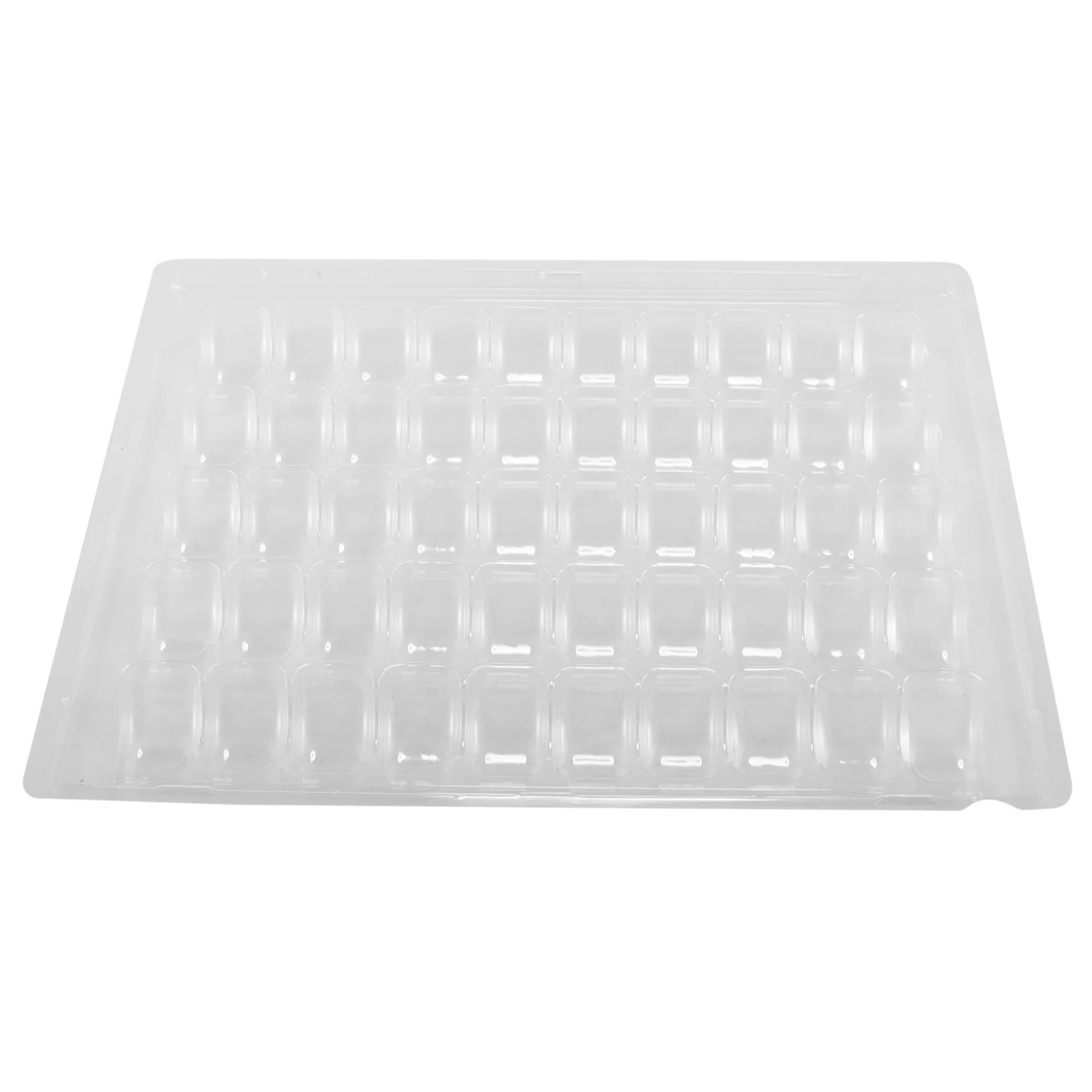 AT59 صواني تخزين معكرون فرنسية شفافة قابلة للإغلاق من PET - تحمل 50 ماكارونس لكل مجموعة - عبوة من 4 مجموعات #4