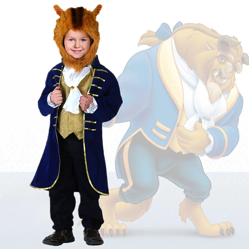 Anime Kids Beast Prince Dress-Up Cosplay Costume Halloween Party Baby Outfit Halloween Party Costumes