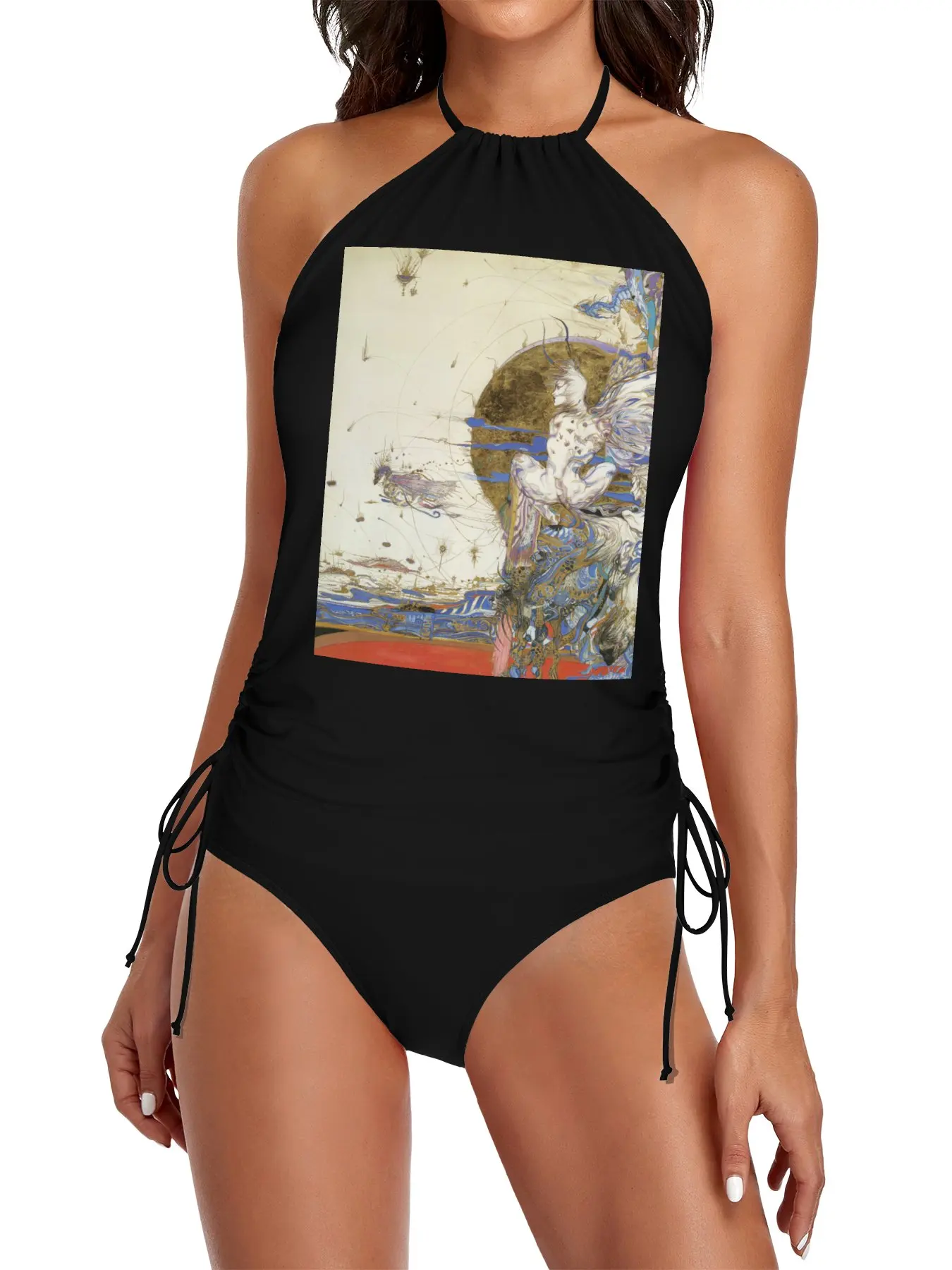 

Fantasy in a dream. Split Swimsuit Set Women's two piece swimsuit summer women set black bikini bikinis sets woman