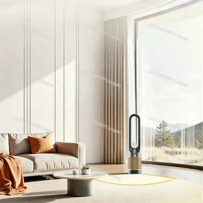 Dual-purpose fan Household heater Air circulation purification Silent floor bladeless fan Hot fan