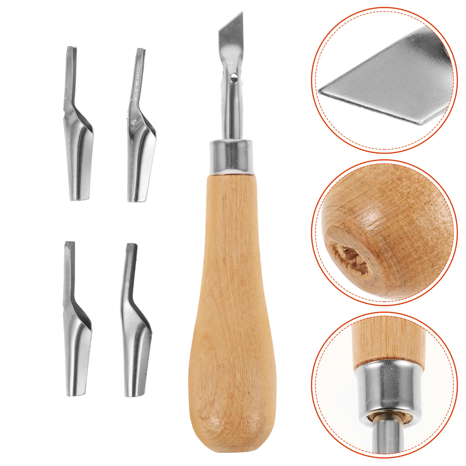 

1 Set Of Soft Polymer Clay Sculpting Kit Durable Handles For Diy Pottery Carving Modeling Scraping Smoothing Projects