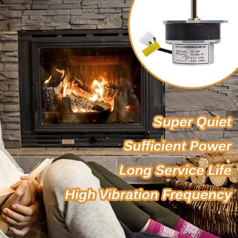 عملية هادئة 2.4 دورة في الدقيقة محرك تغذية أوجي 8124421 لموقد الحبيبات PS35 PS50 CAB50 دروبشيبينغ