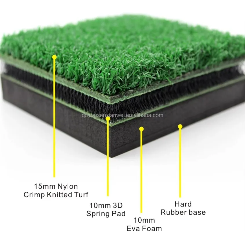 Коврик для гольфа Driving Range Тренировочный коврик для гольфа Air Flex 3D Коврики для ударов по гольфу