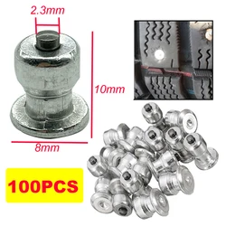 100Pcs Winter Wheel Lugs Car Tires Studs Screw Snow Spikes Wheel Tyre Snow Chains Studs For Shoes ATV Car Motorcycle Tire 8x10mm