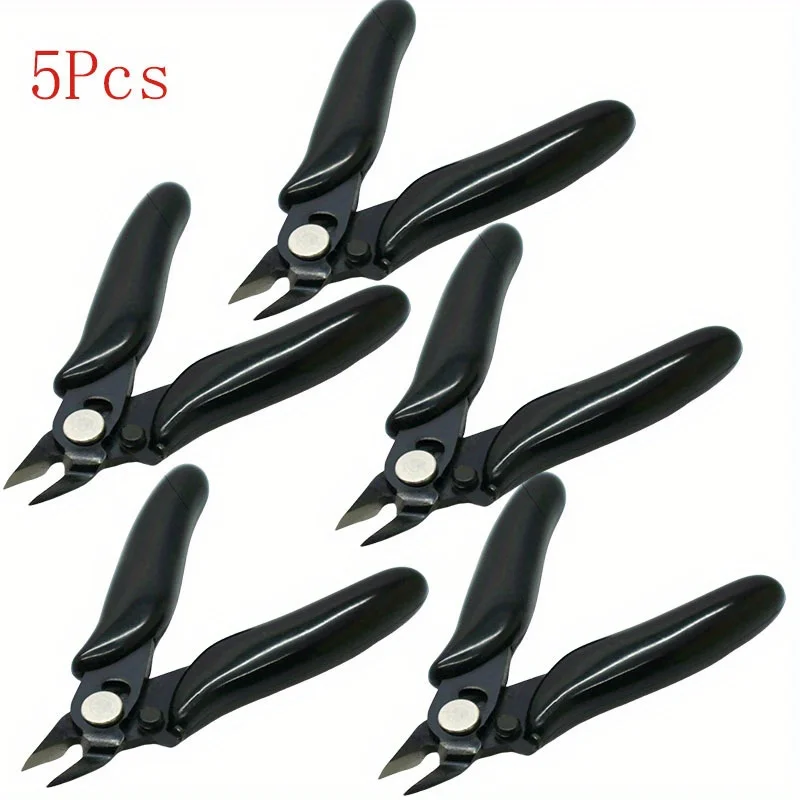 Diagonale Tang 3,5 Inch Mini Draadknipper Kleine Zachte Snijden Elektronische Tang Draden Isolerende Rubberen Handvat Model Handgereedschap