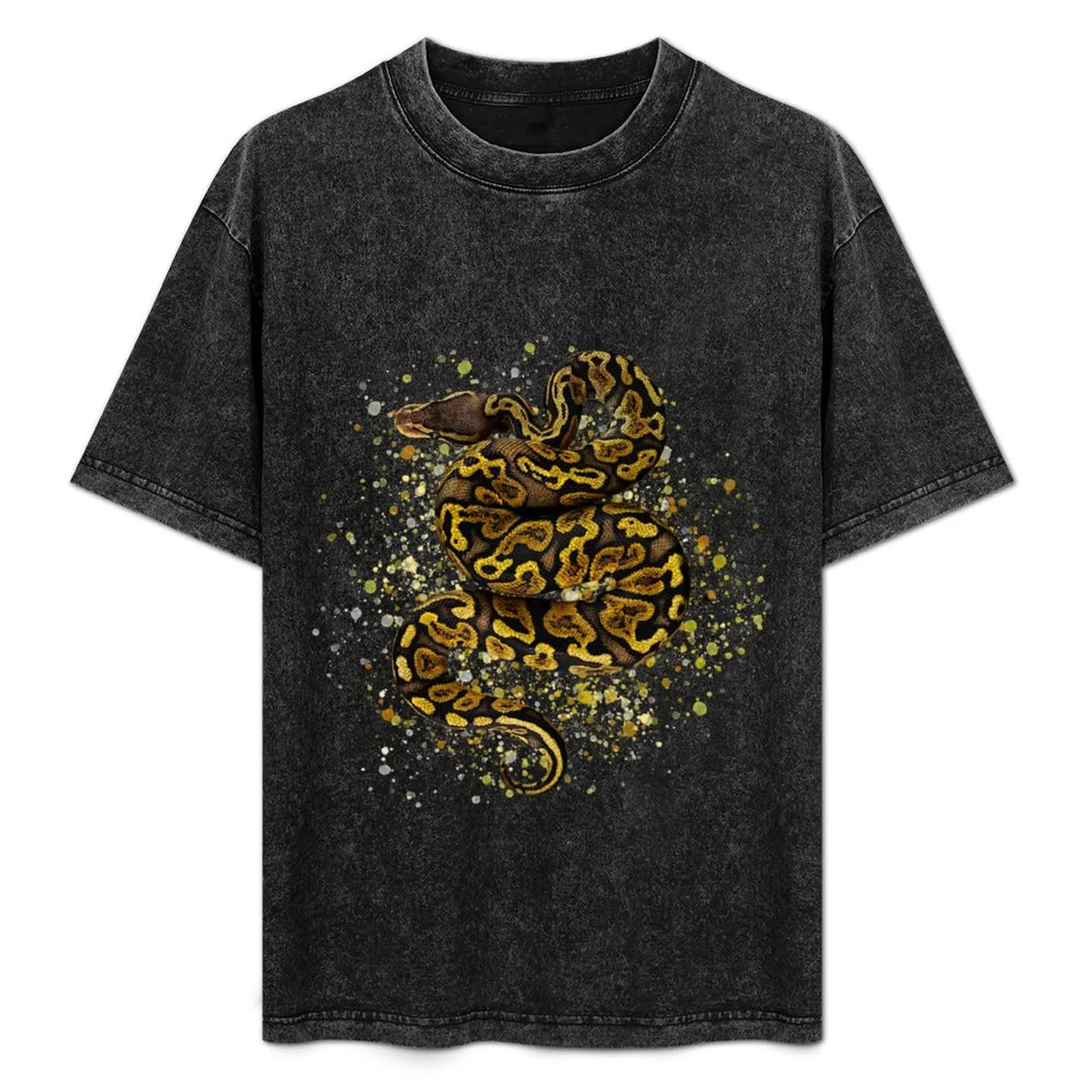 

Ball python splatter T-Shirt summer top tops tees vintage anime shirt mens graphic t-shirts hip hop