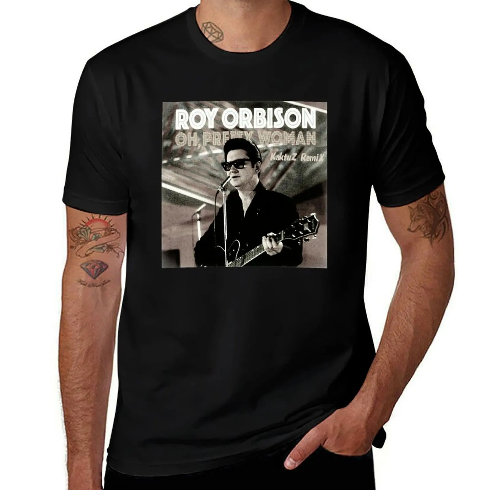 

Roy Orbison T-Shirt black cotton t-shirt plain for man package cotton t shirt man t shirts for man cotton T-shirt