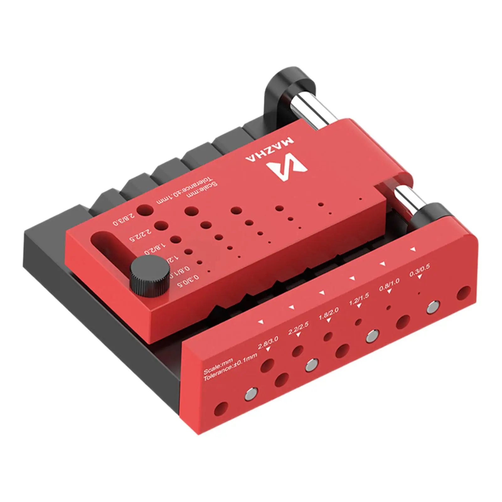 

Doweling Jig Kit Punching Hole Locator Self Centering Portable Positioning Metal Professional Drill Guide Puncher