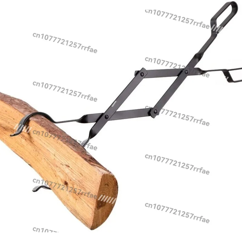 Fire tongs, fireplace tongs, folding fire tongs, grippers, indoor/outdoor fireplace tools