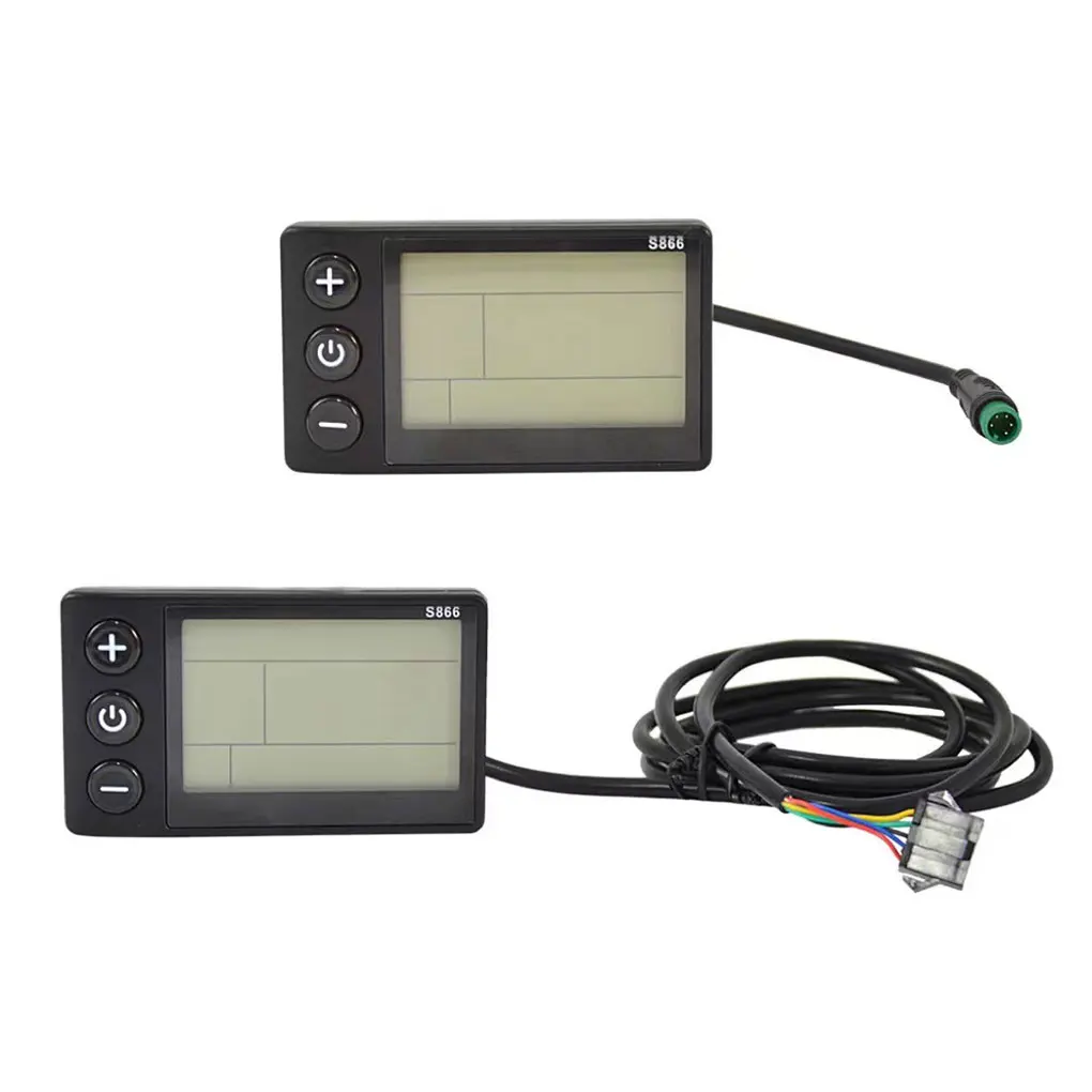 Plastic Multifunctional Digital Display Controller For E-bike Intelligent Instrument With Stable