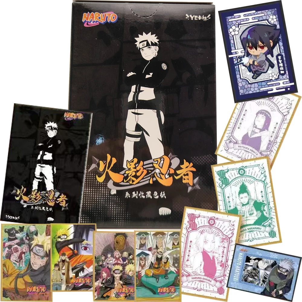 Anime Naruto Collection Color Paper Card Encourage Teenager Holiday Gifts High Quality Cute Character Exclusive Personality Card