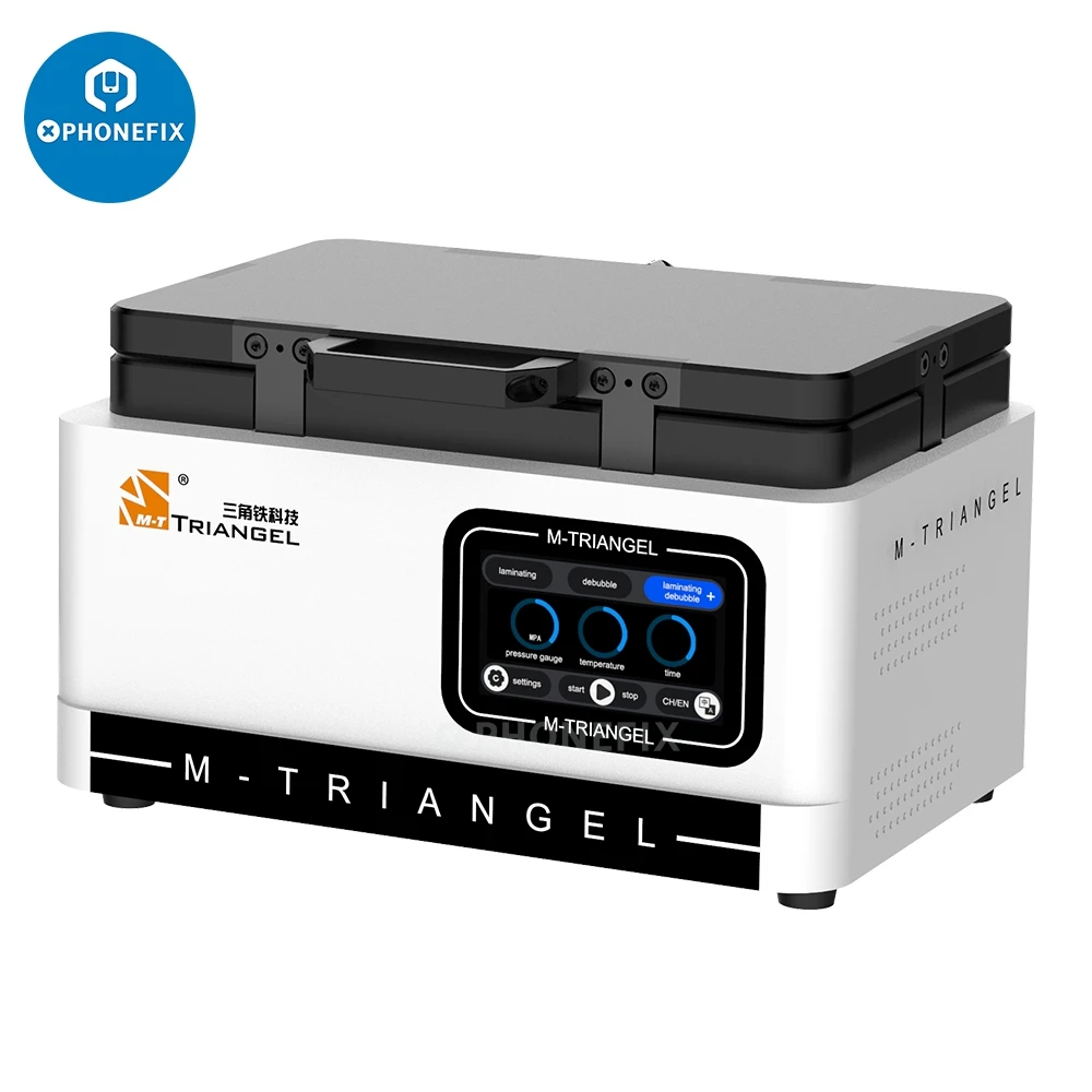 M-Triangel MT-16 LCD Screen Vacuum Laminating Bubble Removing Defoaming Machine for Phone IPad Tablets Touch Screen Lamination