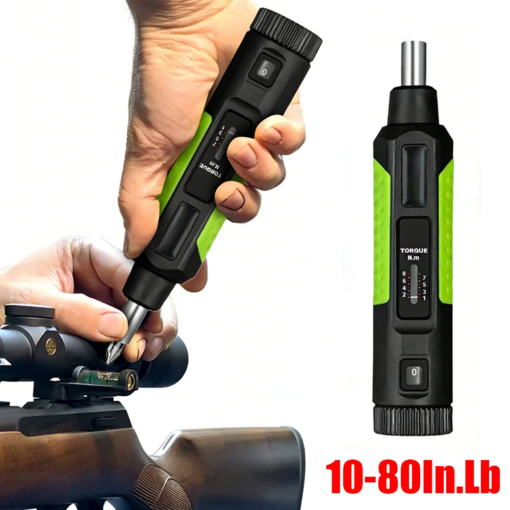 Torque Screwdriver 10-80In.Lb Wrench Driver 1/4 Drive Inch Pound Torque Wrench Screwdriver Hunting Gun Maintenance Repair Tool
