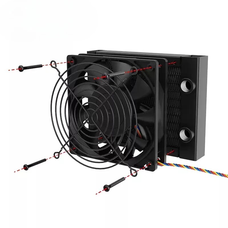 Black Metal Mesh Fan Grill Protective Net 8cm 12cm Case Cooling Fan Guard Cover for PC Computer Chassis Cooling Fan