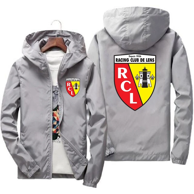 Windbreaker Harajuku Streetwear Euro Club Rc Lens hoodies Fashion Jacket Spring and Autumn Men Football Zipper jackets