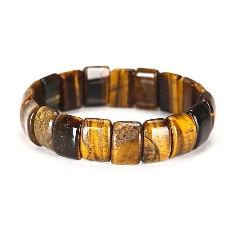 Natürliche Stein Bunte Tiger Augen Perlen Armreifen Männer Frau Armbänder Schmuck Geschenk Energie Für Sommer Geschenk