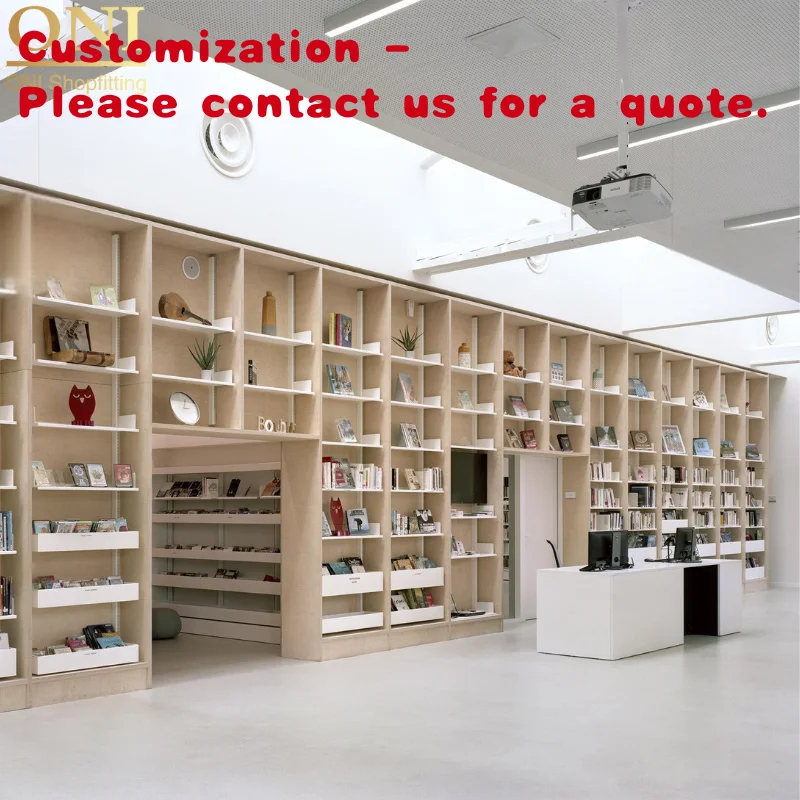 

custom.Wall-Mounted Display Rack Furniture Book Store Retail Interior Design Showcase Mall or Shopping Mall Use