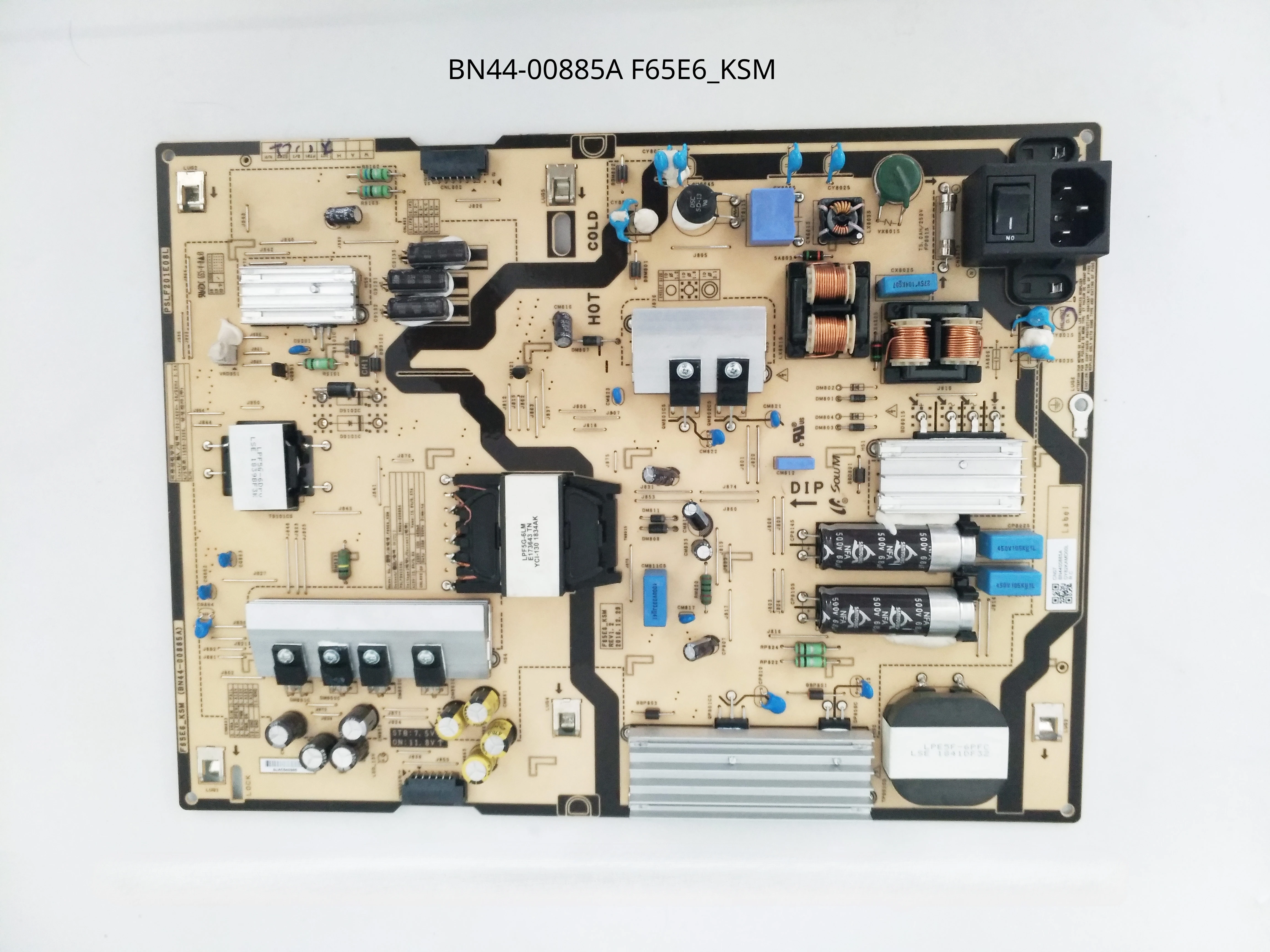 

Brand New BN44-00885A F65E6_KSM PSLF201E08L Power Supply Board is for TV accessories