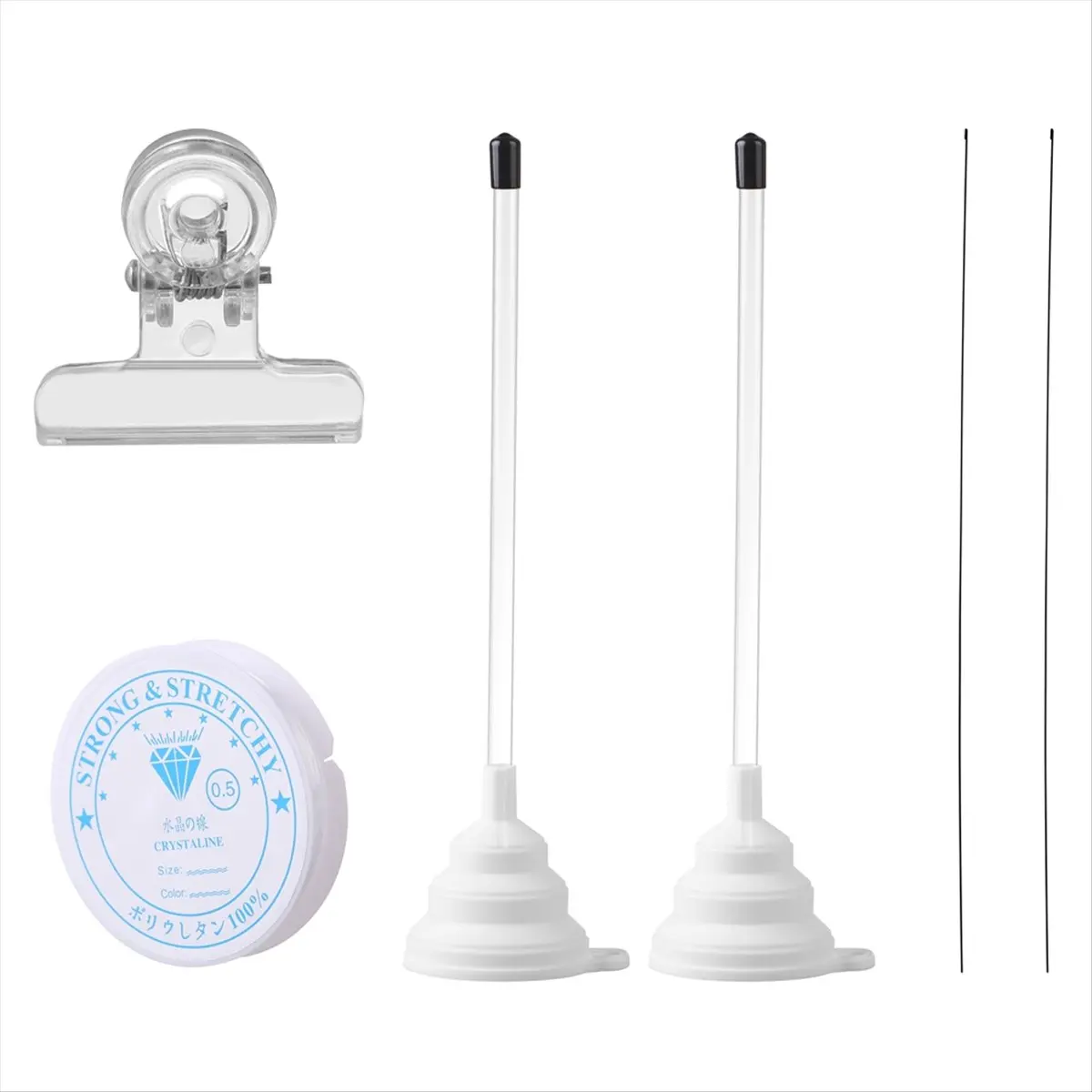 DT38 Beading Funnel-Clay Beads Bracelet Making Kit Can Replace Clay Bead Spinner,Beading Needles Bracelet Making Kit