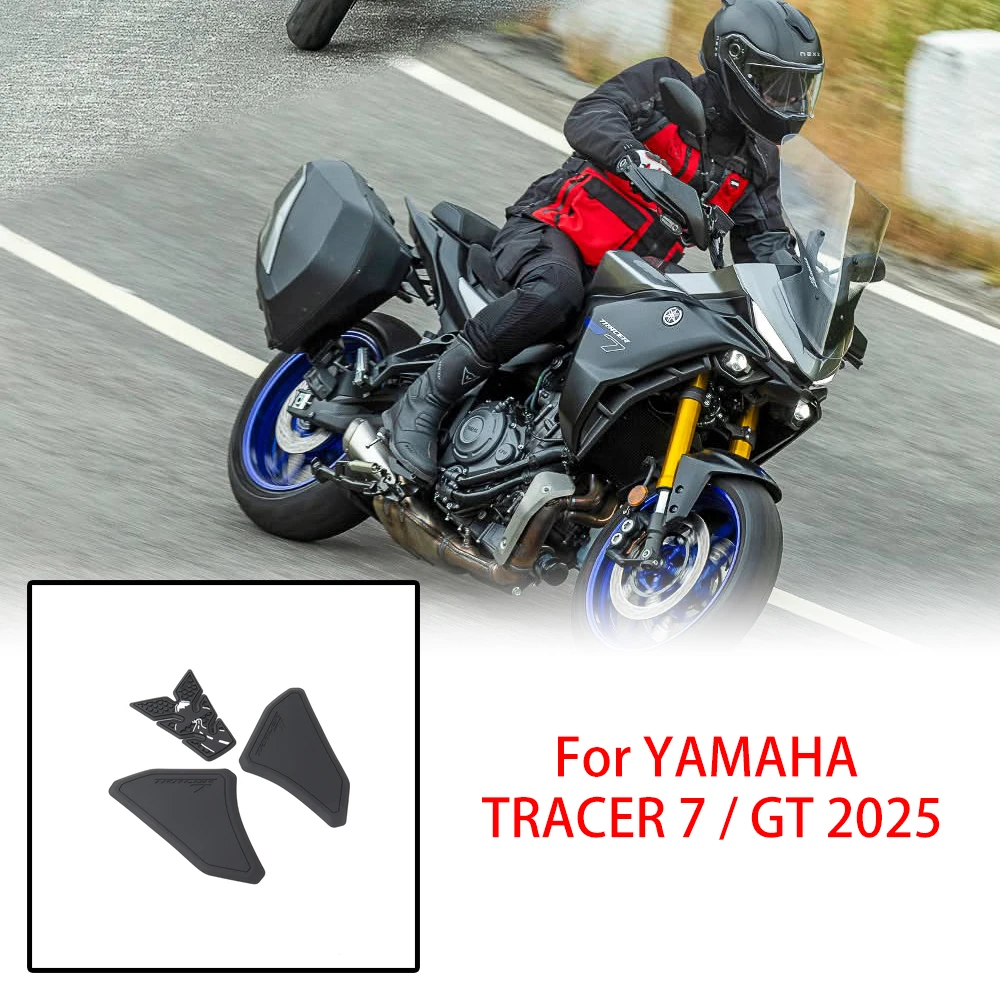 

New YAMAHA TRACER 7 GT 2025 Fuel Tank Pad Protector, Non-Slip Rubber Grip Guard, Waterproof Durable Motorcycle Cover