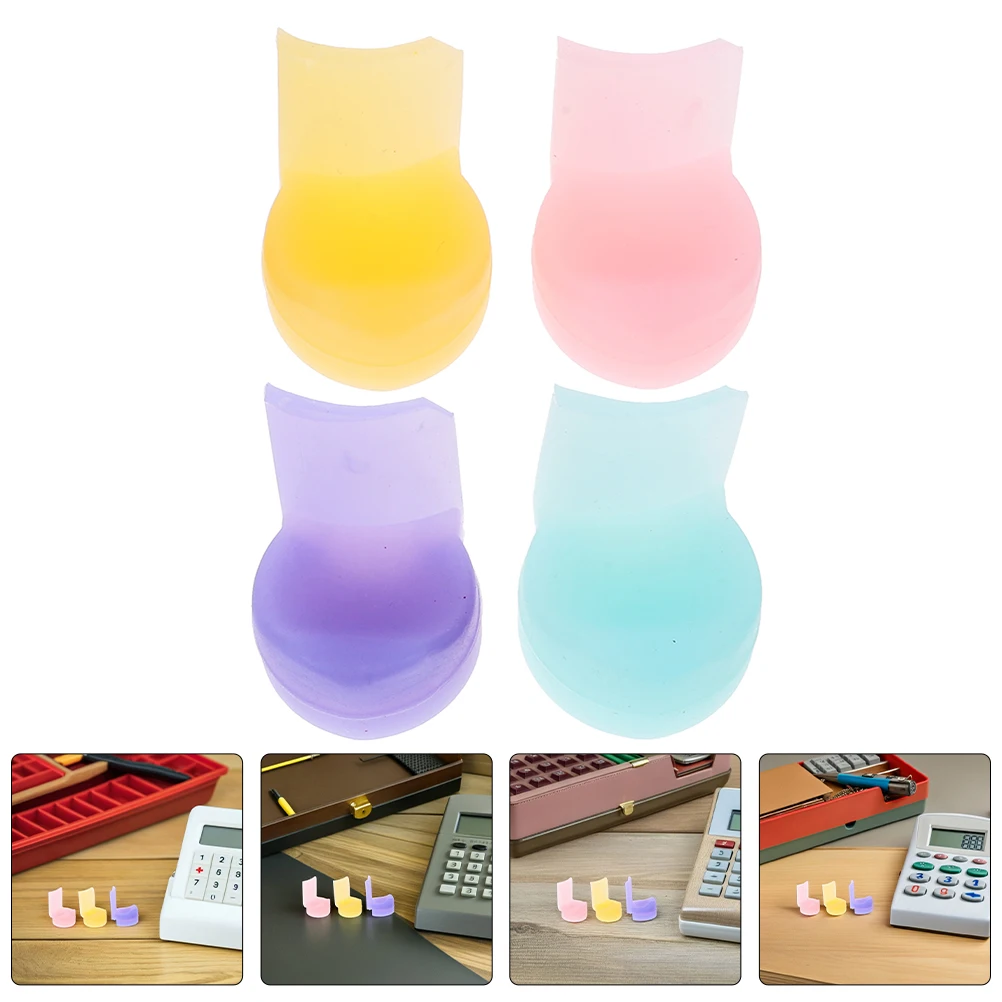 

4 Pcs Thumb Protector Clarinet Cushion Pad Refer Rest Pads Silica Gel Cushions Finger Silicone