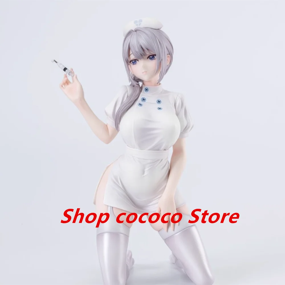 

Saotome Shino Nurse Ver. Поза на коленях, аниме, ПВХ фигурка, Коллекционная статуя, украшение для рабочего стола, подарок ​ с
