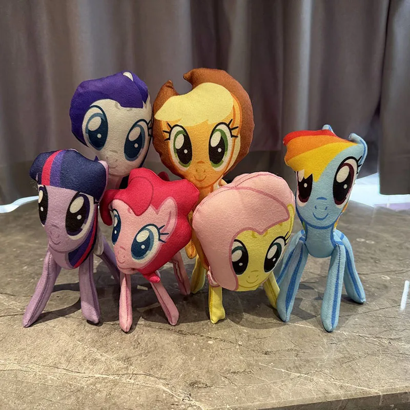 

Милая плюшевая кукла «Мой маленький пони», мягкая игрушка-персонаж мультфильма, забавная фигурка «Допамин», аниме-аксессуары, идеальный подарок для девочек и детей