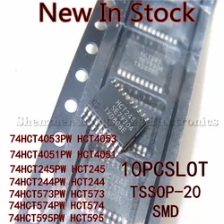 10PCS/LOT SN74HCT 74HCT245 HCT244 573 574 595 4051 4053 PW PWR SMD TSSOP-20 IC Chip New In Stock Original Quality 100%