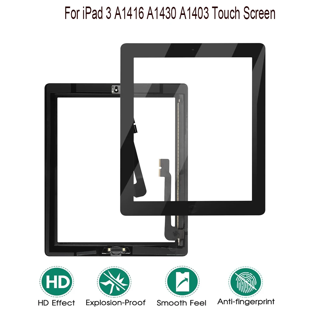 

9.7 Tablet Panel Touch Screen For iPad 3 A1416 A1430 A1403 Touch Screen Digitizer Panels Sensor Glass Replacement